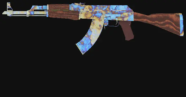 AK-47 Case Hardened seed 122 playside