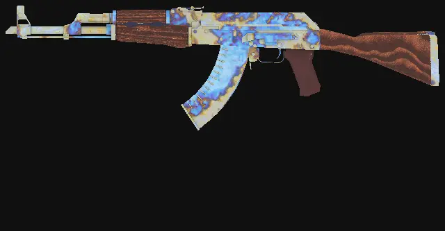 AK-47 Case Hardened seed 481 playside