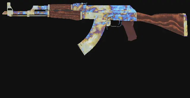 AK-47 Case Hardened seed 627 playside