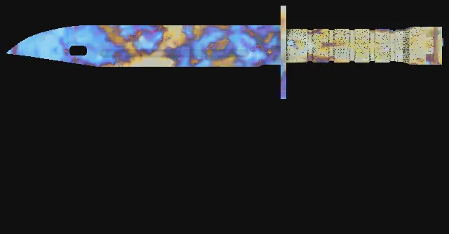 Bayonet Case Hardened seed 254 playside