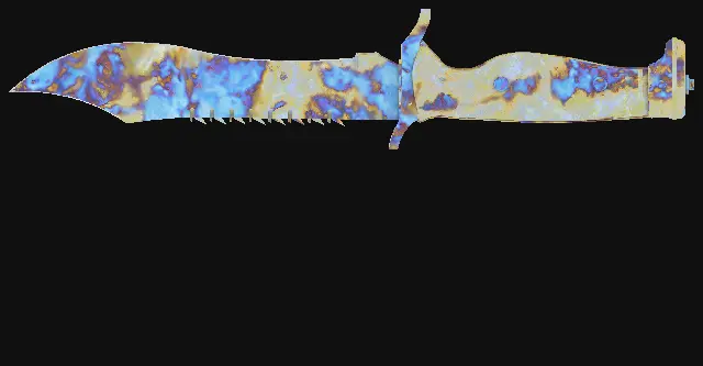 Bowie Knife Case Hardened seed 128 playside