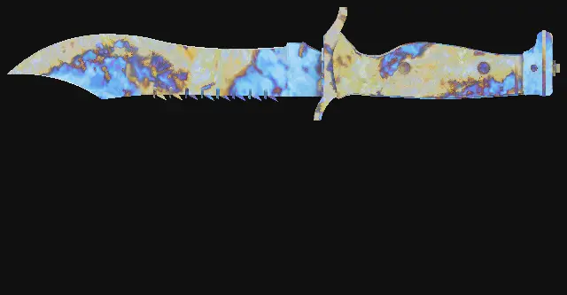 Bowie Knife Case Hardened seed 14 playside