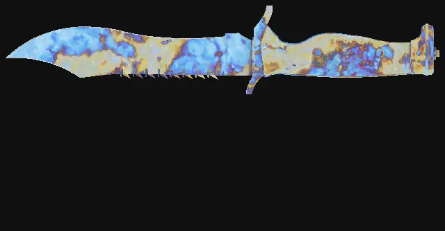 Bowie Knife Case Hardened seed 182 playside