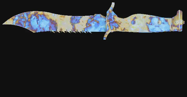 Bowie Knife Case Hardened seed 196 playside