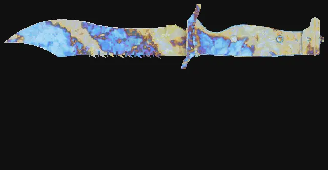 Bowie Knife Case Hardened seed 283 playside