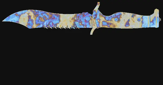 Bowie Knife Case Hardened seed 321 playside