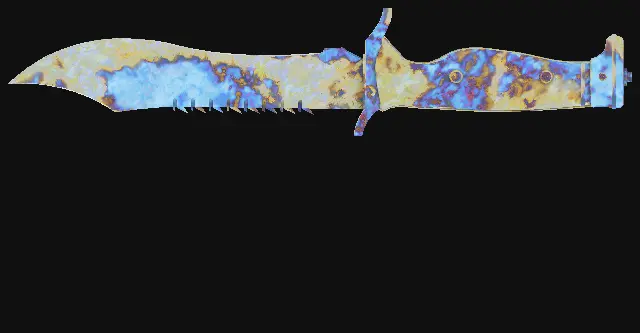 Bowie Knife Case Hardened seed 428 playside
