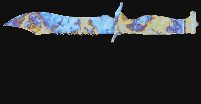 Bowie Knife Case Hardened seed 455 playside