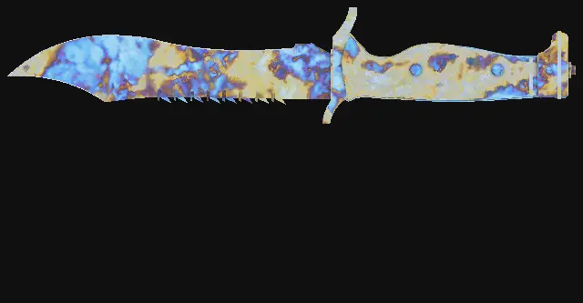 Bowie Knife Case Hardened seed 457 playside