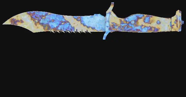 Bowie Knife Case Hardened seed 469 playside