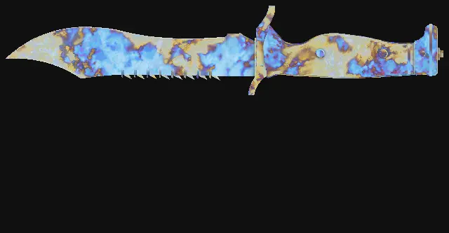 Bowie Knife Case Hardened seed 502 playside