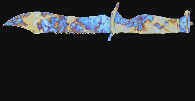 Bowie Knife Case Hardened seed 571 playside