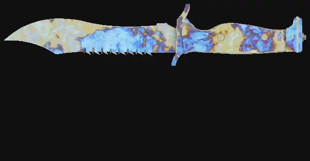 Bowie Knife Case Hardened seed 583 playside