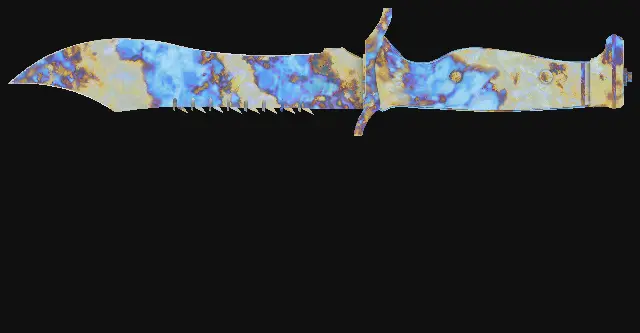 Bowie Knife Case Hardened seed 6 playside