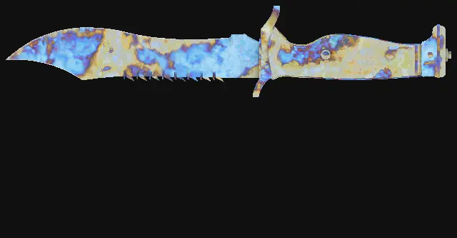 Bowie Knife Case Hardened seed 643 playside