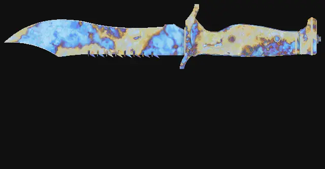 Bowie Knife Case Hardened seed 652 playside