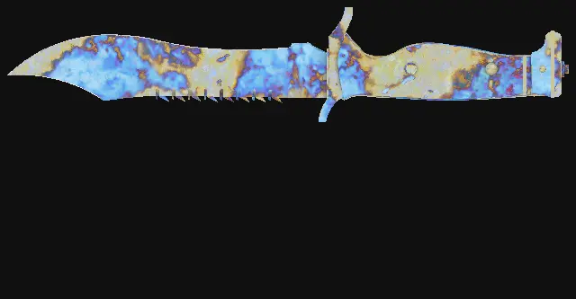 Bowie Knife Case Hardened seed 702 playside