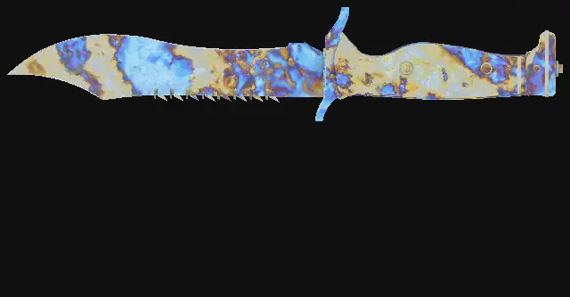 Bowie Knife Case Hardened seed 716 playside