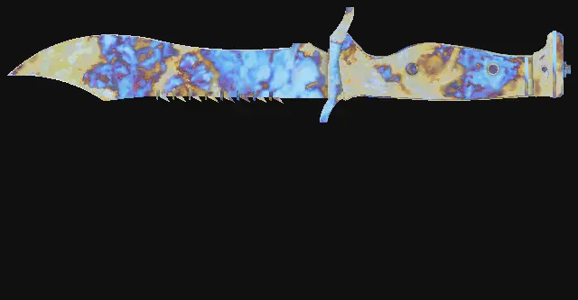 Bowie Knife Case Hardened seed 726 playside