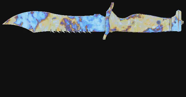 Bowie Knife Case Hardened seed 768 playside