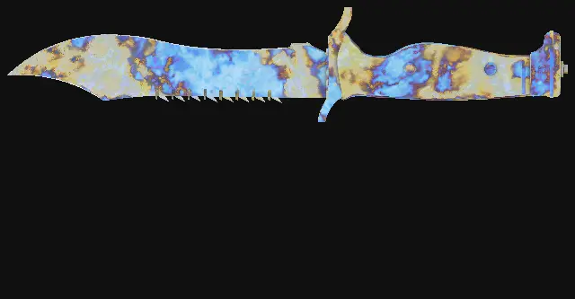 Bowie Knife Case Hardened seed 890 playside