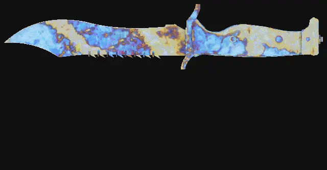 Bowie Knife Case Hardened seed 891 playside