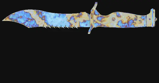 Bowie Knife Case Hardened seed 893 playside