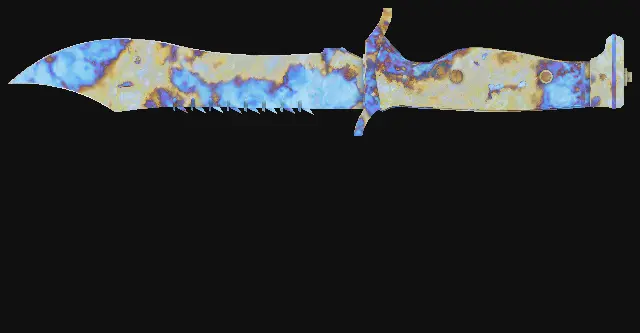 Bowie Knife Case Hardened seed 92 playside