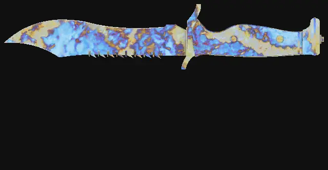 Bowie Knife Case Hardened seed 927 playside
