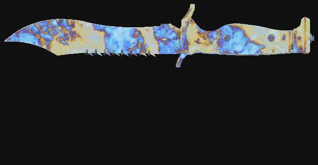 Bowie Knife Case Hardened seed 953 playside
