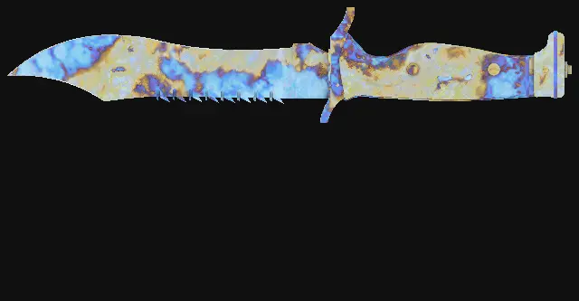 Bowie Knife Case Hardened seed 965 playside