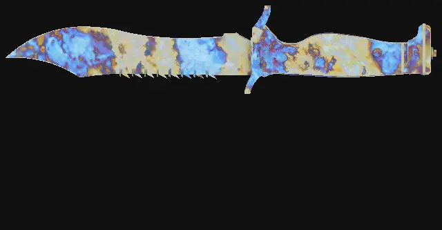 Bowie Knife Case Hardened seed 98 playside