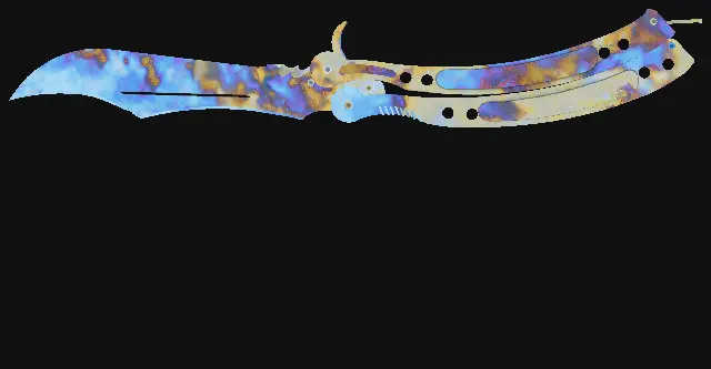 Butterfly Knife Case Hardened seed 112 playside