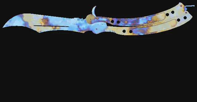 Butterfly Knife Case Hardened seed 147 playside