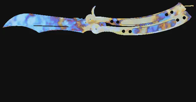 Butterfly Knife Case Hardened seed 194 playside