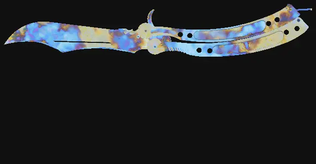 Butterfly Knife Case Hardened seed 262 playside
