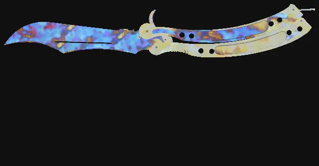 Butterfly Knife Case Hardened seed 263 playside