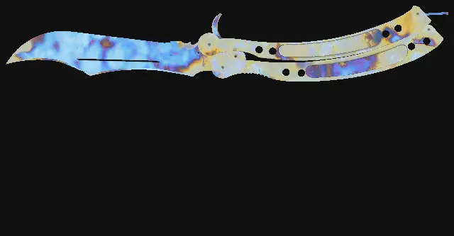 Butterfly Knife Case Hardened seed 330 playside