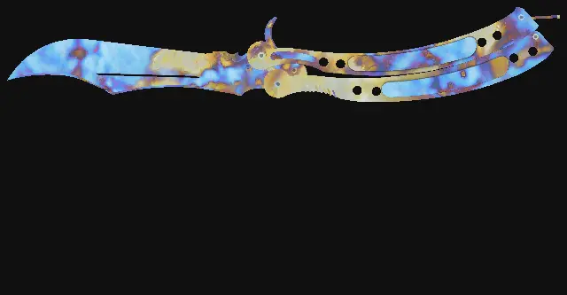 Butterfly Knife Case Hardened seed 332 playside