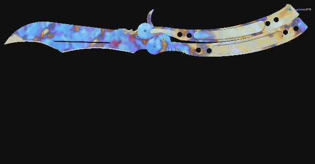 Butterfly Knife Case Hardened seed 396 playside