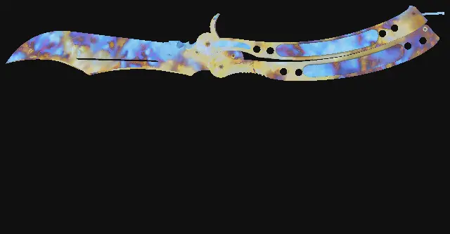 Butterfly Knife Case Hardened seed 399 playside