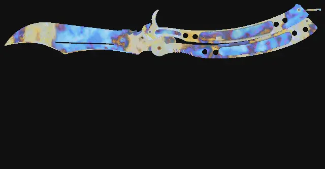 Butterfly Knife Case Hardened seed 414 playside