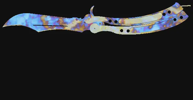 Butterfly Knife Case Hardened seed 432 playside