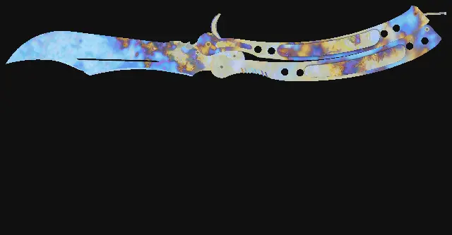 Butterfly Knife Case Hardened seed 494 playside
