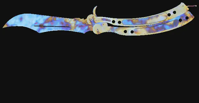Butterfly Knife Case Hardened seed 510 playside