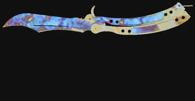 Butterfly Knife Case Hardened seed 534 playside