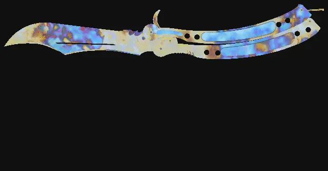 Butterfly Knife Case Hardened seed 569 playside