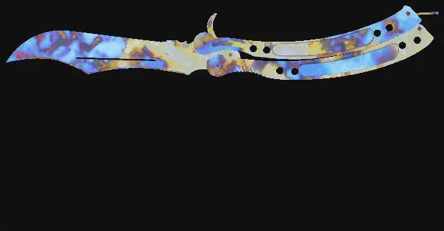 Butterfly Knife Case Hardened seed 644 playside