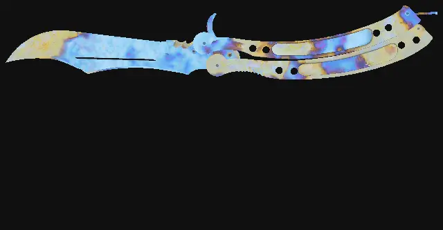 Butterfly Knife Case Hardened seed 652 playside
