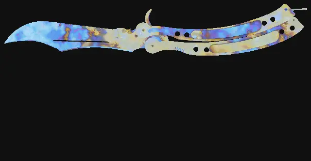 Butterfly Knife Case Hardened seed 664 playside